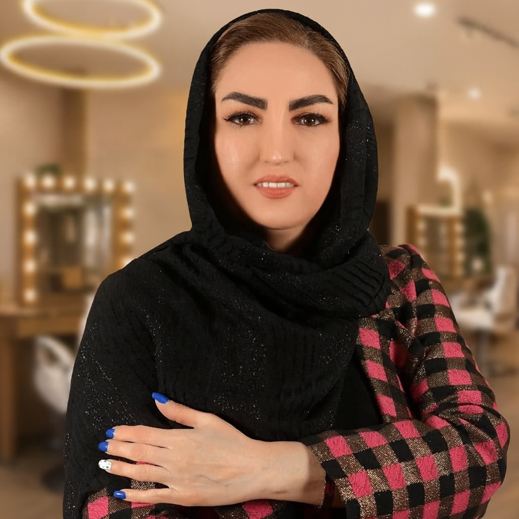 خدمات رنگ مو در تهرانسر با مریم قاسمی – زیبایی مو از ریشه تا ساقه